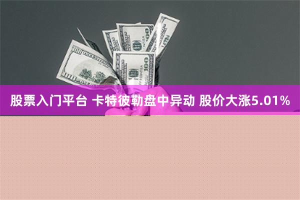 股票入门平台 卡特彼勒盘中异动 股价大涨5.01%